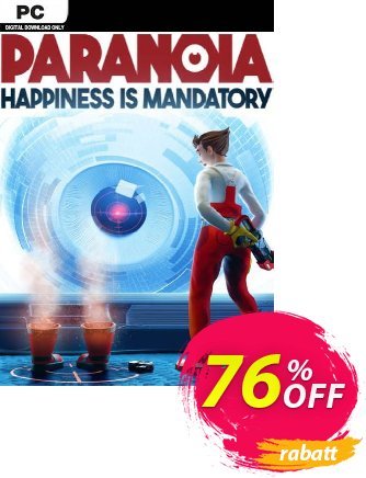Paranoia - Happiness is Mandatory PC Coupon, discount Paranoia - Happiness is Mandatory PC Deal. Promotion: Paranoia - Happiness is Mandatory PC Exclusive offer 