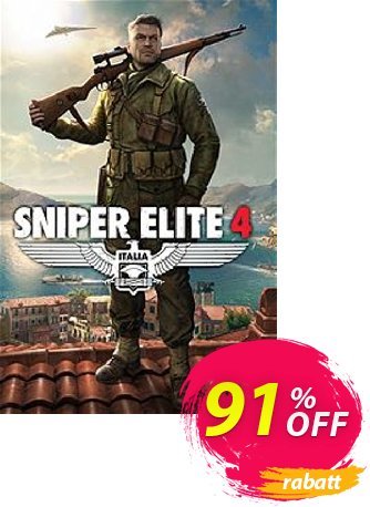 Sniper Elite 4 PC discount coupon Sniper Elite 4 PC Deal - Sniper Elite 4 PC Exclusive offer 