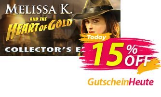 Melissa K. and the Heart of Gold Collector's Edition PC Coupon, discount Melissa K. and the Heart of Gold Collector's Edition PC Deal. Promotion: Melissa K. and the Heart of Gold Collector's Edition PC Exclusive offer 