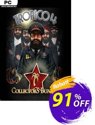 Tropico 4 Collector's Bundle PC Gutschein Tropico 4 Collector's Bundle PC Deal Aktion: Tropico 4 Collector's Bundle PC Exclusive offer 