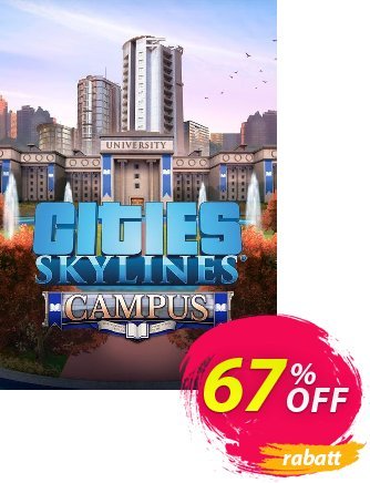 Cities: Skylines PC - Campus DLC discount coupon Cities: Skylines PC - Campus DLC Deal - Cities: Skylines PC - Campus DLC Exclusive offer 