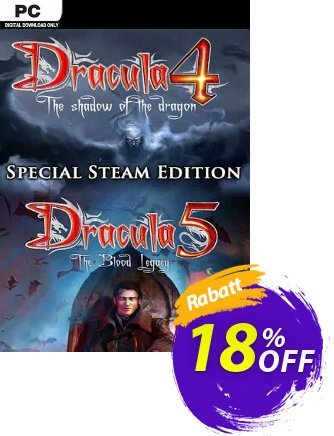 Dracula 4 and 5 Special Steam Edition PC Gutschein Dracula 4 and 5 Special Steam Edition PC Deal Aktion: Dracula 4 and 5 Special Steam Edition PC Exclusive offer 