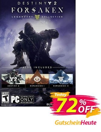 Destiny 2 Forsaken - Legendary Collection PC (US) Coupon, discount Destiny 2 Forsaken - Legendary Collection PC (US) Deal. Promotion: Destiny 2 Forsaken - Legendary Collection PC (US) Exclusive offer 