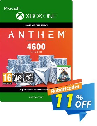 Anthem 4600 Shards Pack Xbox One Gutschein Anthem 4600 Shards Pack Xbox One Deal Aktion: Anthem 4600 Shards Pack Xbox One Exclusive offer 