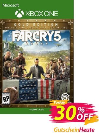 Far Cry 5 Gold Edition Xbox One Gutschein Far Cry 5 Gold Edition Xbox One Deal Aktion: Far Cry 5 Gold Edition Xbox One Exclusive offer 