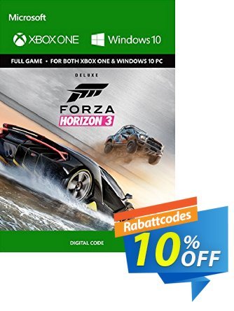Forza Horizon 3 Deluxe Edition Xbox One/PC Gutschein Forza Horizon 3 Deluxe Edition Xbox One/PC Deal Aktion: Forza Horizon 3 Deluxe Edition Xbox One/PC Exclusive offer 