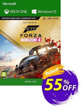 Forza Horizon 4: Ultimate Edition Xbox One/PC Gutschein Forza Horizon 4: Ultimate Edition Xbox One/PC Deal Aktion: Forza Horizon 4: Ultimate Edition Xbox One/PC Exclusive offer 