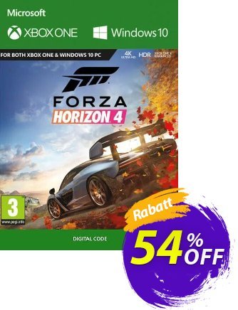 Forza Horizon 4 Xbox One/PC Gutschein Forza Horizon 4 Xbox One/PC Deal Aktion: Forza Horizon 4 Xbox One/PC Exclusive offer 