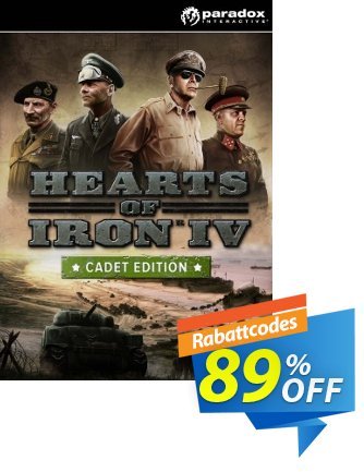 Hearts of Iron IV 4 Cadet Edition PC Gutschein Hearts of Iron IV 4 Cadet Edition PC Deal Aktion: Hearts of Iron IV 4 Cadet Edition PC Exclusive offer 