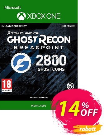 Ghost Recon Breakpoint: 2800 Ghost Coins Xbox One Gutschein Ghost Recon Breakpoint: 2800 Ghost Coins Xbox One Deal Aktion: Ghost Recon Breakpoint: 2800 Ghost Coins Xbox One Exclusive offer 