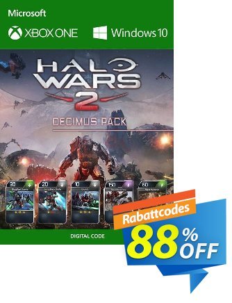 Halo Wars 2 Decimus Pack DLC Xbox One / PC Coupon, discount Halo Wars 2 Decimus Pack DLC Xbox One / PC Deal. Promotion: Halo Wars 2 Decimus Pack DLC Xbox One / PC Exclusive offer 