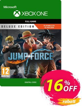 Jump Force Deluxe Edition Xbox One Gutschein Jump Force Deluxe Edition Xbox One Deal Aktion: Jump Force Deluxe Edition Xbox One Exclusive offer 