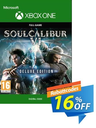 Soulcalibur VI 6 Deluxe Edition Xbox One Gutschein Soulcalibur VI 6 Deluxe Edition Xbox One Deal Aktion: Soulcalibur VI 6 Deluxe Edition Xbox One Exclusive offer 
