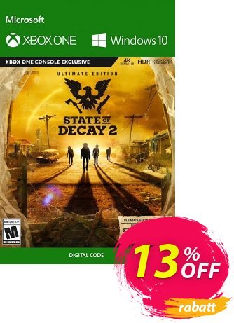 State of Decay 2 Ultimate Edition Xbox One/PC discount coupon State of Decay 2 Ultimate Edition Xbox One/PC Deal - State of Decay 2 Ultimate Edition Xbox One/PC Exclusive offer 