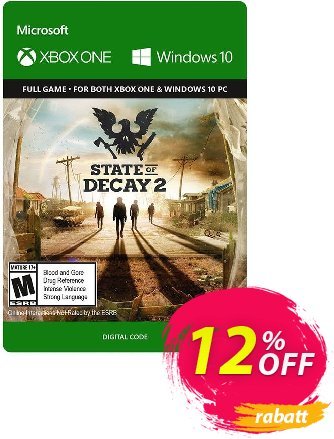 State of Decay 2 Xbox One/PC Coupon, discount State of Decay 2 Xbox One/PC Deal. Promotion: State of Decay 2 Xbox One/PC Exclusive offer 