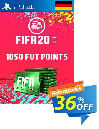 1050 FIFA 20 Ultimate Team Points PS4 - Germany  Gutschein 1050 FIFA 20 Ultimate Team Points PS4 (Germany) Deal Aktion: 1050 FIFA 20 Ultimate Team Points PS4 (Germany) Exclusive offer 