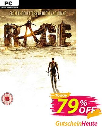 RAGE - PC  Gutschein RAGE (PC) Deal Aktion: RAGE (PC) Exclusive offer 