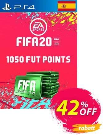 1050 FIFA 20 Ultimate Team Points PS4 (Spain) Coupon, discount 1050 FIFA 20 Ultimate Team Points PS4 (Spain) Deal. Promotion: 1050 FIFA 20 Ultimate Team Points PS4 (Spain) Exclusive offer 