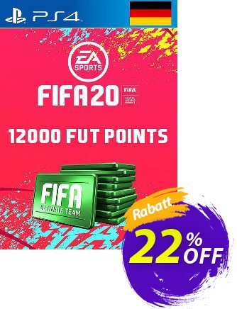 12000 FIFA 20 Ultimate Team Points PS4 (Germany) Coupon, discount 12000 FIFA 20 Ultimate Team Points PS4 (Germany) Deal. Promotion: 12000 FIFA 20 Ultimate Team Points PS4 (Germany) Exclusive offer 