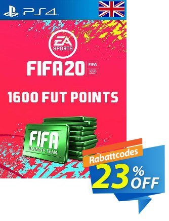 1600 FIFA 20 Ultimate Team Points PS4 PSN Code - UK account Coupon, discount 1600 FIFA 20 Ultimate Team Points PS4 PSN Code - UK account Deal. Promotion: 1600 FIFA 20 Ultimate Team Points PS4 PSN Code - UK account Exclusive offer 