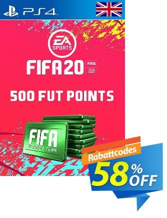 500 FIFA 20 Ultimate Team Points PS4 PSN Code - UK account Coupon, discount 500 FIFA 20 Ultimate Team Points PS4 PSN Code - UK account Deal. Promotion: 500 FIFA 20 Ultimate Team Points PS4 PSN Code - UK account Exclusive offer 