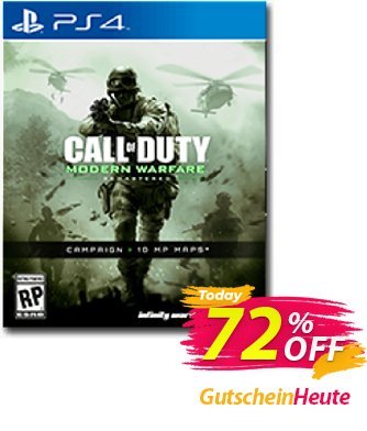 Call of Duty (COD) Modern Warfare Remastered PS4 - Digital Code discount coupon Call of Duty (COD) Modern Warfare Remastered PS4 - Digital Code Deal - Call of Duty (COD) Modern Warfare Remastered PS4 - Digital Code Exclusive offer 