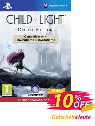 Child of Light Deluxe Edition PS3/PS4 - Digital Code Coupon, discount Child of Light Deluxe Edition PS3/PS4 - Digital Code Deal. Promotion: Child of Light Deluxe Edition PS3/PS4 - Digital Code Exclusive offer 