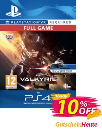 EVE Valkyrie VR PS4 Gutschein EVE Valkyrie VR PS4 Deal Aktion: EVE Valkyrie VR PS4 Exclusive offer 