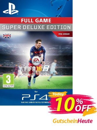Fifa 16 Super Deluxe PS4 - Digital Code Gutschein Fifa 16 Super Deluxe PS4 - Digital Code Deal Aktion: Fifa 16 Super Deluxe PS4 - Digital Code Exclusive offer 