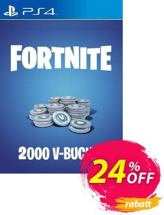 Fortnite - 2000 V-Bucks PS4 - US  Gutschein Fortnite - 2000 V-Bucks PS4 (US) Deal Aktion: Fortnite - 2000 V-Bucks PS4 (US) Exclusive offer 