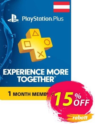 Playstation Plus - 1 Month Subscription (Austria) discount coupon Playstation Plus - 1 Month Subscription (Austria) Deal - Playstation Plus - 1 Month Subscription (Austria) Exclusive offer 