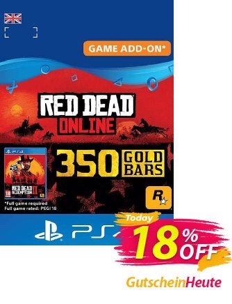 Red Dead Online: 350 Gold Bars PS4 - UK  Gutschein Red Dead Online: 350 Gold Bars PS4 (UK) Deal Aktion: Red Dead Online: 350 Gold Bars PS4 (UK) Exclusive offer 