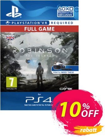 Robinson The Journey VR PS4 Coupon, discount Robinson The Journey VR PS4 Deal. Promotion: Robinson The Journey VR PS4 Exclusive offer 
