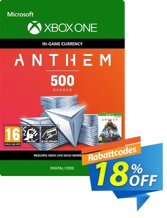 Anthem 500 Shards Pack Xbox One Coupon, discount Anthem 500 Shards Pack Xbox One Deal. Promotion: Anthem 500 Shards Pack Xbox One Exclusive offer 