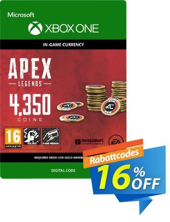Apex Legends 4350 Coins Xbox One Coupon, discount Apex Legends 4350 Coins Xbox One Deal. Promotion: Apex Legends 4350 Coins Xbox One Exclusive offer 