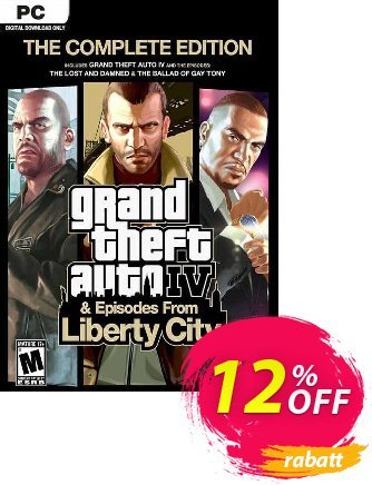 Grand Theft Auto IV 4: Complete Edition PC Gutschein Grand Theft Auto IV 4: Complete Edition PC Deal Aktion: Grand Theft Auto IV 4: Complete Edition PC Exclusive offer 
