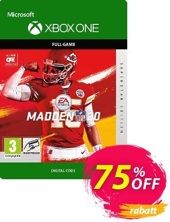 Madden NFL 20 Superstar Edition Xbox One Gutschein Madden NFL 20 Superstar Edition Xbox One Deal Aktion: Madden NFL 20 Superstar Edition Xbox One Exclusive offer 