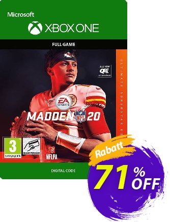 Madden NFL 20 Ultimate Superstar Edition Xbox One Gutschein Madden NFL 20 Ultimate Superstar Edition Xbox One Deal Aktion: Madden NFL 20 Ultimate Superstar Edition Xbox One Exclusive offer 