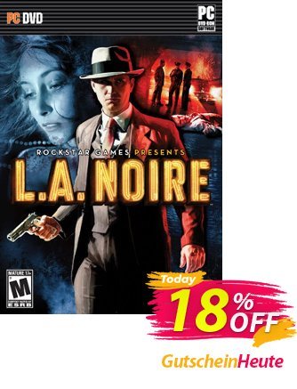 L.A. Noire Complete Edition PC Gutschein L.A. Noire Complete Edition PC Deal Aktion: L.A. Noire Complete Edition PC Exclusive offer 