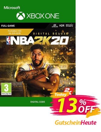 NBA 2K20: Deluxe Edition Xbox One Coupon, discount NBA 2K20: Deluxe Edition Xbox One Deal. Promotion: NBA 2K20: Deluxe Edition Xbox One Exclusive offer 