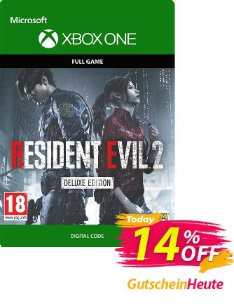 Resident Evil 2 Deluxe Edition Xbox One Gutschein Resident Evil 2 Deluxe Edition Xbox One Deal Aktion: Resident Evil 2 Deluxe Edition Xbox One Exclusive offer 