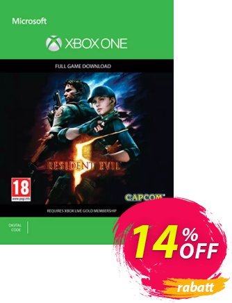 Resident Evil 5 Xbox One Coupon, discount Resident Evil 5 Xbox One Deal. Promotion: Resident Evil 5 Xbox One Exclusive offer 