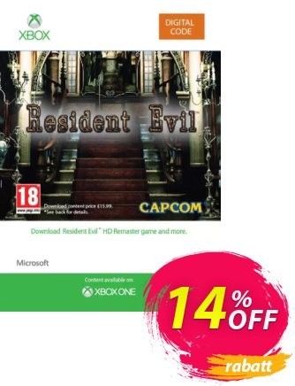 Resident Evil HD Xbox One discount coupon Resident Evil HD Xbox One Deal - Resident Evil HD Xbox One Exclusive offer 