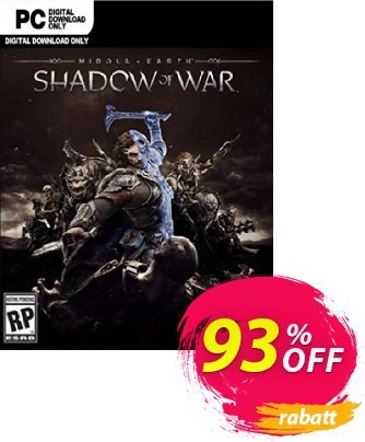 Middle-earth: Shadow of War PC Coupon, discount Middle-earth: Shadow of War PC Deal. Promotion: Middle-earth: Shadow of War PC Exclusive offer 