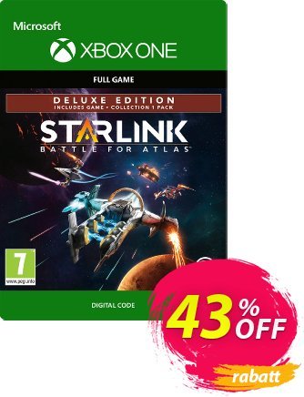 Starlink Battle for Atlas Deluxe Edition Xbox One Gutschein Starlink Battle for Atlas Deluxe Edition Xbox One Deal Aktion: Starlink Battle for Atlas Deluxe Edition Xbox One Exclusive offer 