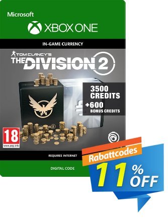 Tom Clancy's The Division 2 4100 Credits Xbox One Gutschein Tom Clancy's The Division 2 4100 Credits Xbox One Deal Aktion: Tom Clancy's The Division 2 4100 Credits Xbox One Exclusive offer 