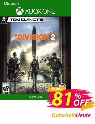 Tom Clancy's The Division 2 Xbox One Gutschein Tom Clancy's The Division 2 Xbox One Deal Aktion: Tom Clancy's The Division 2 Xbox One Exclusive offer 