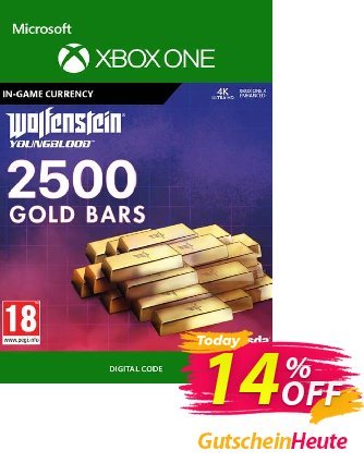 Wolfenstein: Youngblood - 2500 Gold Bars Xbox One Coupon, discount Wolfenstein: Youngblood - 2500 Gold Bars Xbox One Deal. Promotion: Wolfenstein: Youngblood - 2500 Gold Bars Xbox One Exclusive offer 