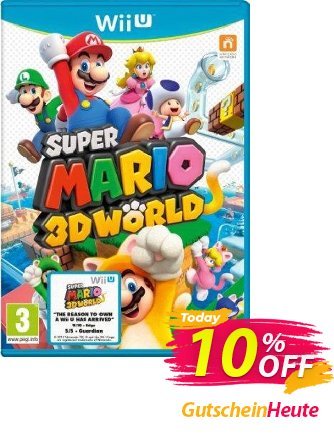 Super Mario 3D World Nintendo Wii U - Game Code Coupon, discount Super Mario 3D World Nintendo Wii U - Game Code Deal. Promotion: Super Mario 3D World Nintendo Wii U - Game Code Exclusive offer 