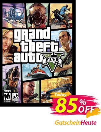 Grand Theft Auto V 5 - GTA 5 PC Gutschein Grand Theft Auto V 5 (GTA 5) PC Deal Aktion: Grand Theft Auto V 5 (GTA 5) PC Exclusive offer 